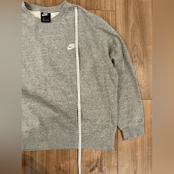 Men's Nike Sportswear Club Fleece Crew Neck Sweatshirt Cotton Pullover Top - Picture 4 of 6